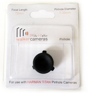 Harman Tital Pinhole Camera - spare pinholes 