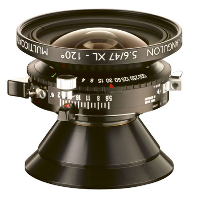 Schneider 47mm - f5.6 Super Angulon XL lens
