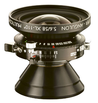 Schneider 58mm - f5.6 Super Angulon XL lens