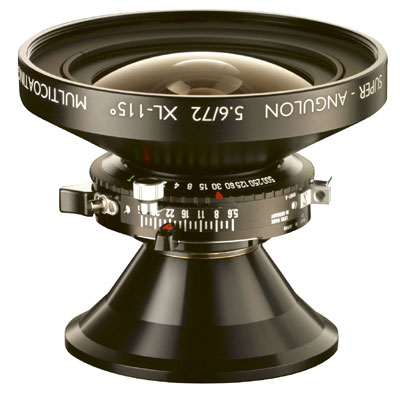 Schneider 72mm - f5.6 Super Angulon XL lens